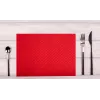 PROnappe base de mesa descartável 400 x 300 mm vermelho gofrado papel levemente acetinado 52 g/m²
