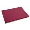 PROnappe base de mesa descartável 400 x 300 mm vermelho bordô gofrado levemente acetinado
