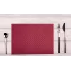 PROnappe base de mesa descartável 400 x 300 mm vermelho bordô gofrado levemente acetinado