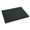 PROnappe base de mesa descartável 400 x 300 mm preto, gofrado, papel levemente acetinado