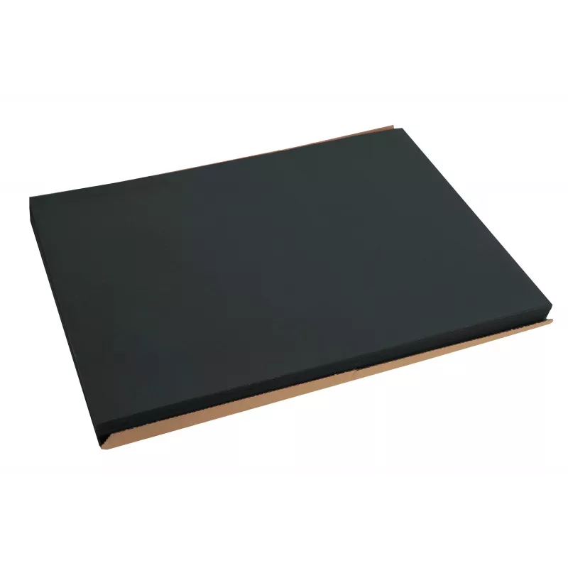 PROnappe base de mesa descartável 400 x 300 mm preto, gofrado, papel levemente acetinado