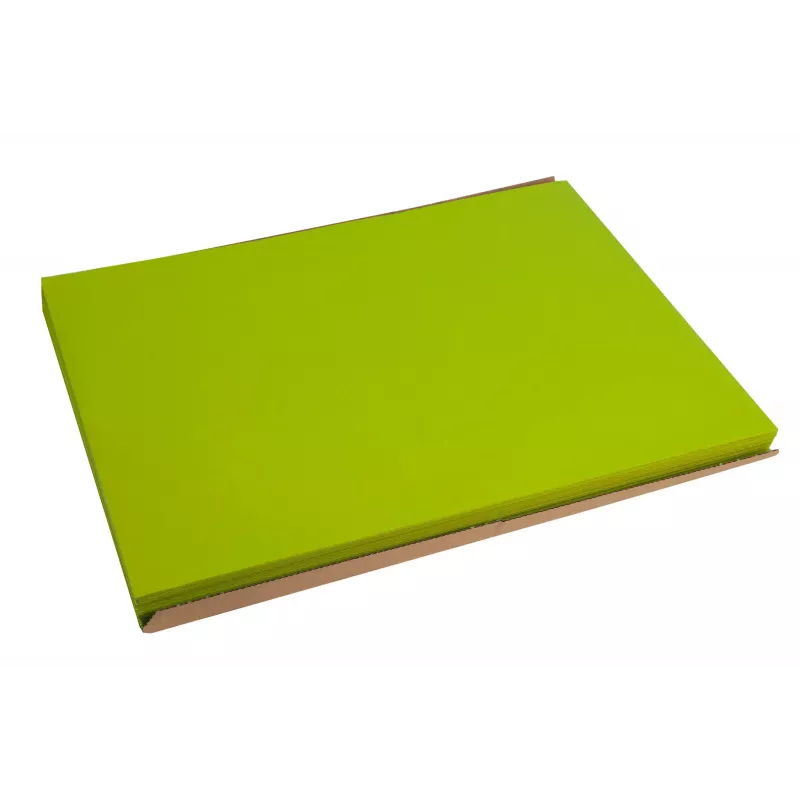 PROnappe base de mesa descartável 400 x 300 mm verde-kiwi gofrado papel levemente acetinado