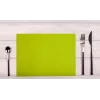 PROnappe base de mesa descartável 400 x 300 mm verde-kiwi gofrado papel levemente acetinado