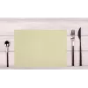 PROnappe base de mesa descartável 400 x 300 mm marfim gofrado papel levemente acetinado