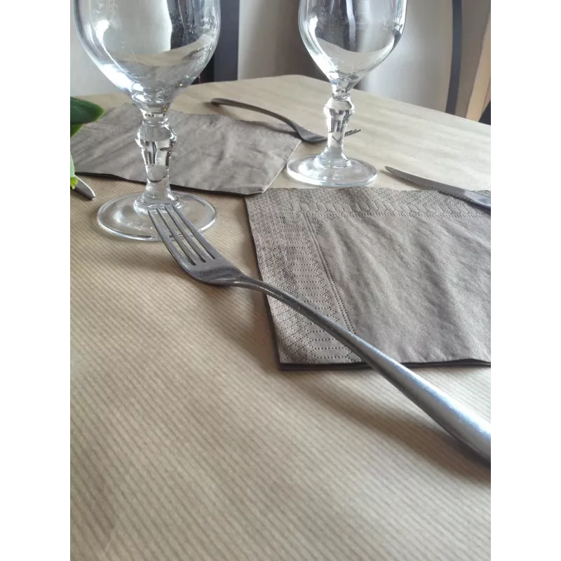 PROnappe 500 bases de mesa Tiss lacadas natural 30,0 x 40,0 cm