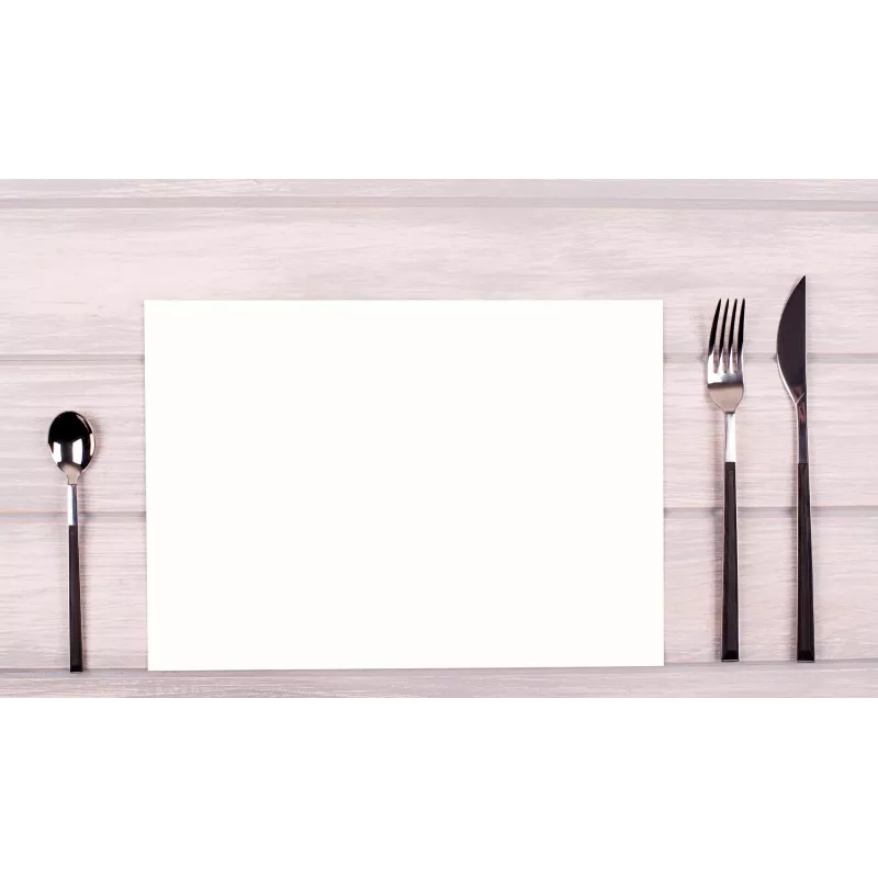 PROnappe base de mesa descartável Spunbond 400 x 300 mm branco material Spunbond PP 50 g/m²