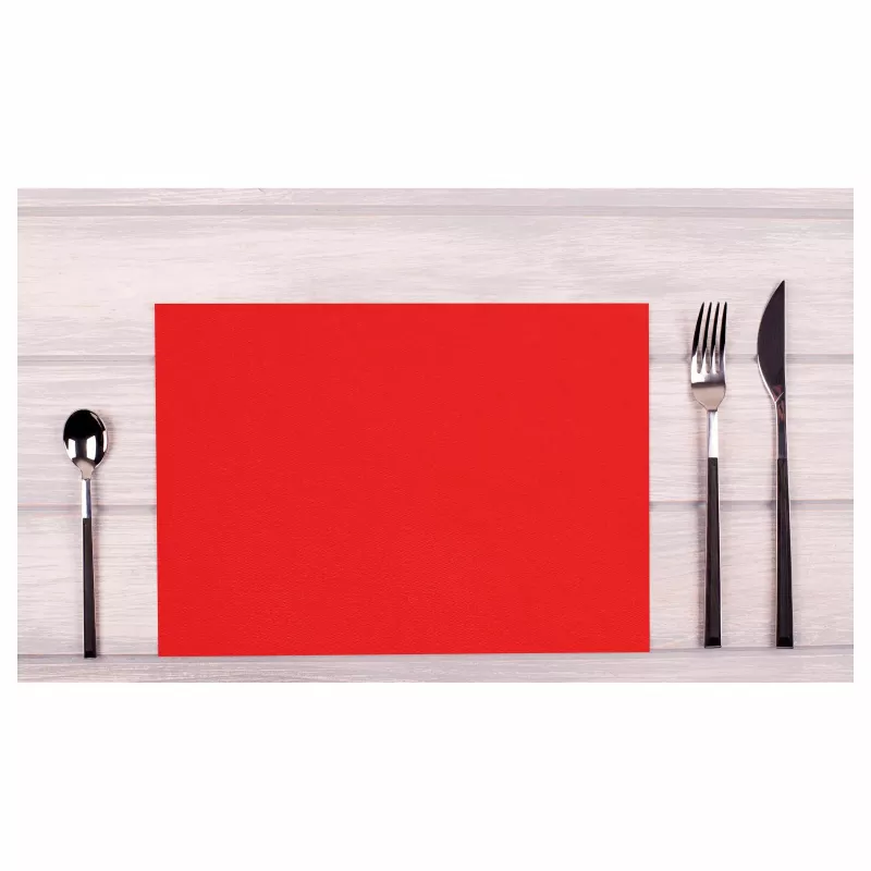 PROnappe base de mesa descartável Spunbond 400 x 300 mm vermelho material Spunbond PP 50 g/m²