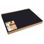 PROnappe base de mesa descartável Spunbond 400 x 300 mm preto material Spunbond PP 50 g/m²
