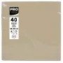 PROnappe Guardanapos Bege-castanho 2 folhas 19,0 x 19,0 cm 40 unid.