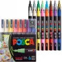 Faber-Castell UNI PC-3M Conjunto de marcadores de pintura - 16 cores sortidas