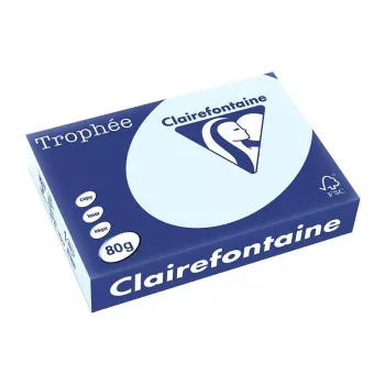 Papel de cópia Clairefontaine Trophee Pastel A4 80 g/m² azul-claro 500 folhas