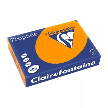 Papel de cópia Clairefontaine Trophee Intense Orange A4 80 g/m² 500 folhas