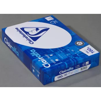 Exacompta Clairalfa Papel de cópia A3 160 g/m² 250 folhas Branco