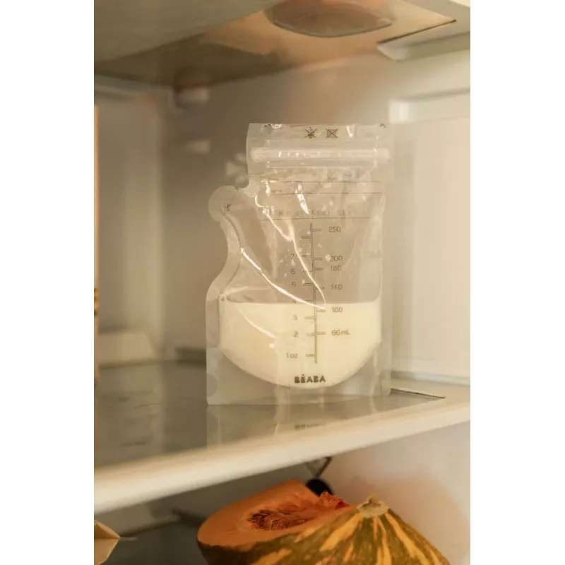 Sacos de conservação de alimentos Beaba, pack de 50, 250 ml, transparente 911738