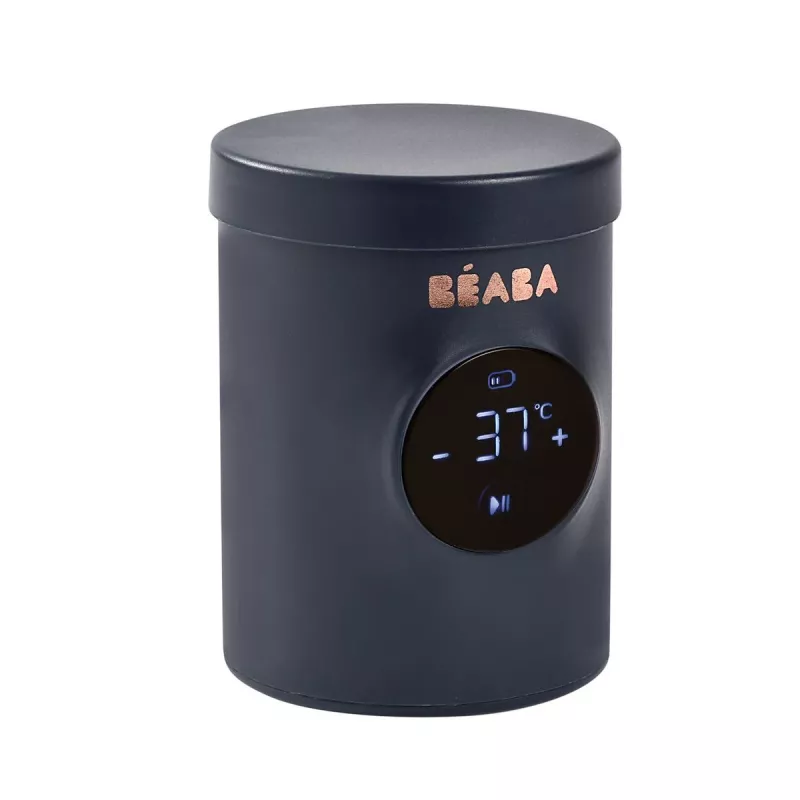 Aquecedor de biberões e misturador portátil 2 em 1 Beaba Milk Nomad Night Blue