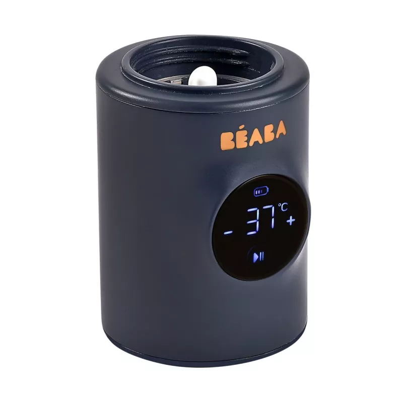 Aquecedor de biberões e misturador portátil 2 em 1 Beaba Milk Nomad Night Blue