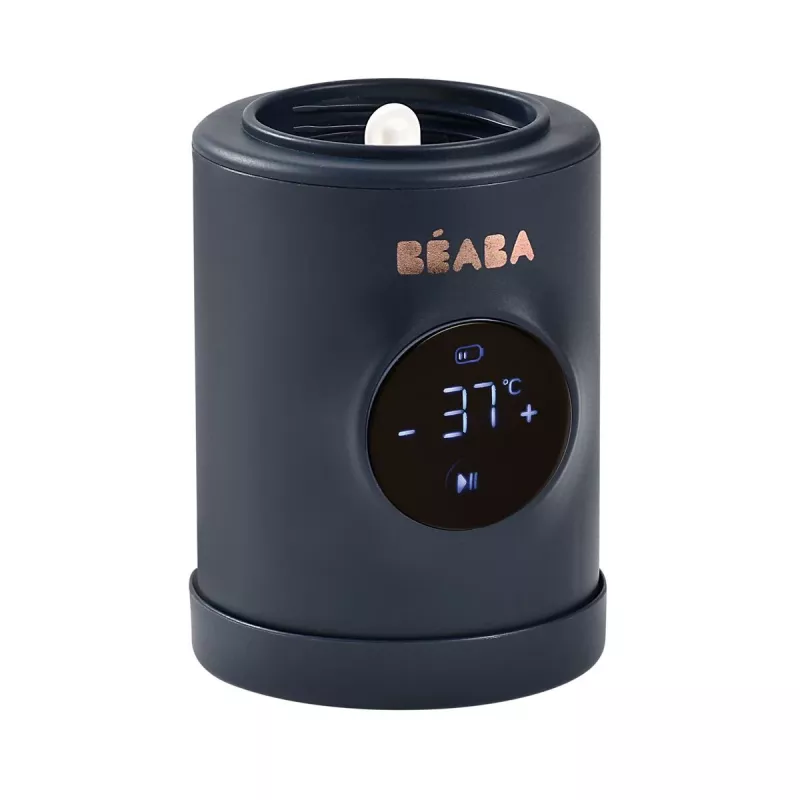 Aquecedor de biberões e misturador portátil 2 em 1 Beaba Milk Nomad Night Blue