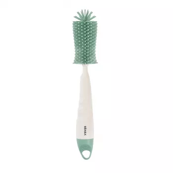 Escova de silicone para biberões e tetinas Beaba Sage Green