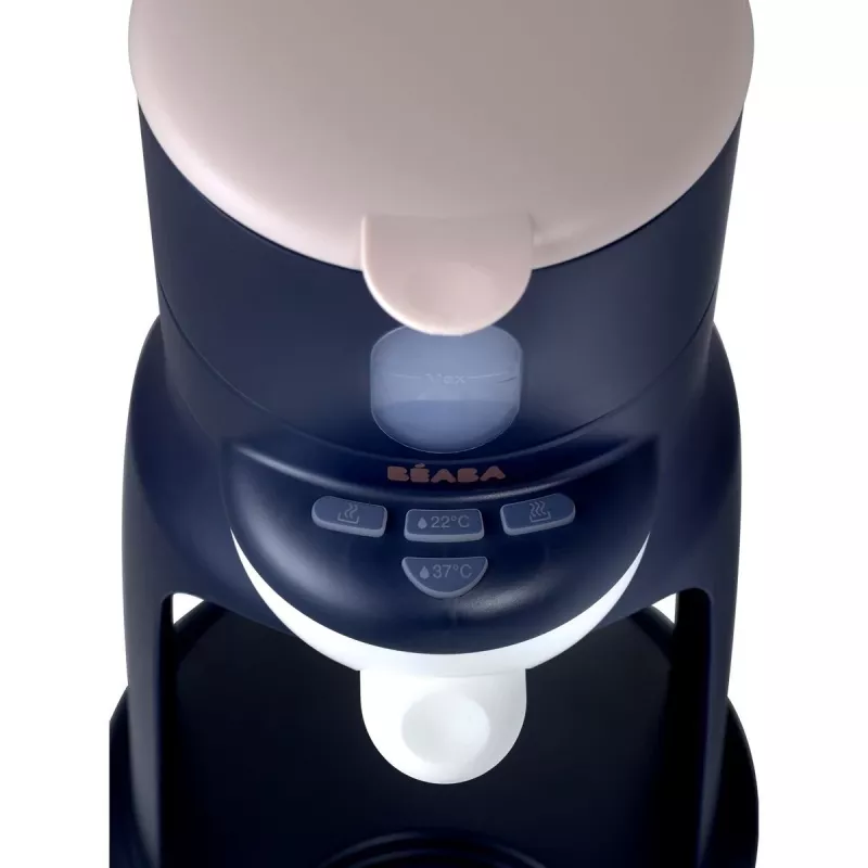 Sistema de preparação de biberões e alimentos para bebé 2 em 1 Beaba Bib'expresso, azul-noite