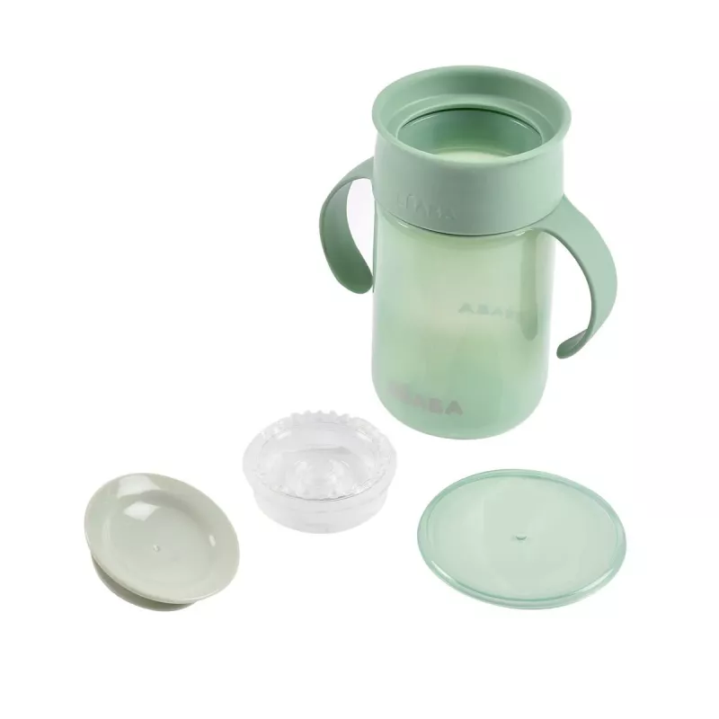 Copo de treino Beaba 360° 200 ml Sage Green