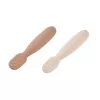 Conjunto de 2 primeiras colheres e mordedores de silicone Beaba Praline/Clay