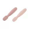 Conjunto de 2 primeiras colheres e mordedores de silicone Beaba Cotton Candy/Sorbet