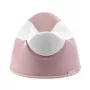 Cadeira de treino de bacio com cesto removível Beaba rosa-antigo
