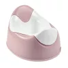 Cadeira de treino de bacio com cesto removível Beaba rosa-antigo