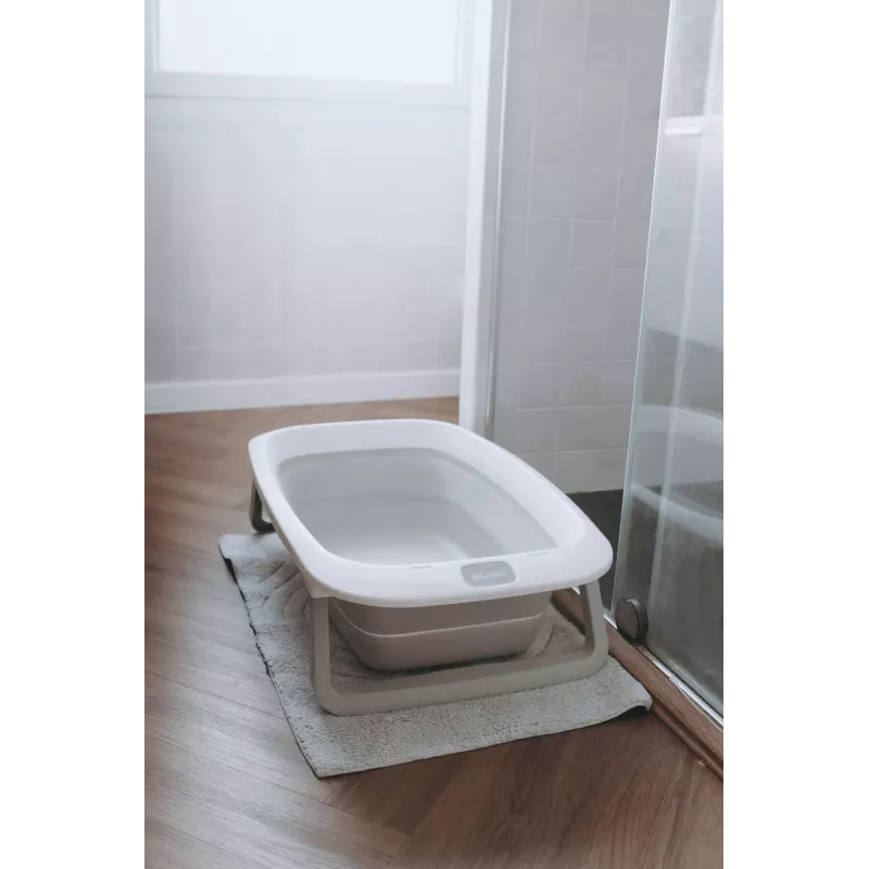 Banheira dobrável para bebé Beaba Eazy Pop Camélé'O Velvet Grey