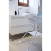 Suporte branco Beaba Camele'o para banheira de bebé e colchão de muda