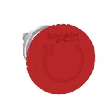 Schneider Electric Botão de emergência ZB4BS844 cabeça de cogumelo vermelha 40 mm