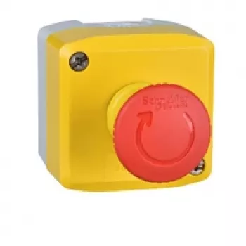 Schneider Electric Harmony XALK Estação de comando completa com botão de cogumelo vermelho