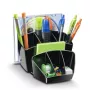 CEP Office Solution porta-canetas Ice Black preto transparente