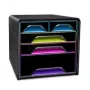 CEP Office Solution Smoove Unidade de gavetas de secretária A4 5 gavetas Branco/Multicolor Transparente