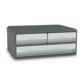 CEP Office Solution MoovUp Unidade de gavetas Cinzento-claro DIN A4 horizontal A5 horizontal 3 gavetas