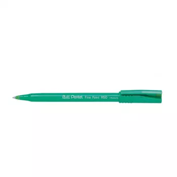 Pentel Caneta roller retrátil R50 - Verde - 0,8 mm - Ambidextra