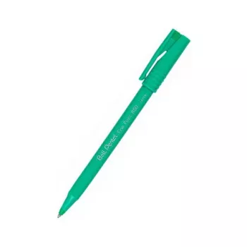 Pentel Caneta roller retrátil R50 - Verde - 0,8 mm - Ambidextra