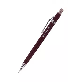 Lapiseira Pentel Sharp 200 0,3 mm HB castanho prateado