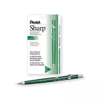 Lapiseira Pentel P205-D - verde - 0,5 mm - pack de 12
