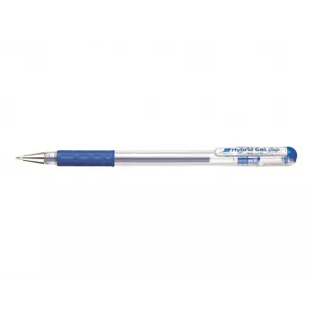 Caneta de gel Pentel 0,3 mm azul Hybrid-Grip zona de agarre em borracha