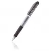 Caneta de gel retrátil Pentel Hybrid Gel Grip - tinta preta - 0,7 mm - média - corpo transparente - ponta metálica