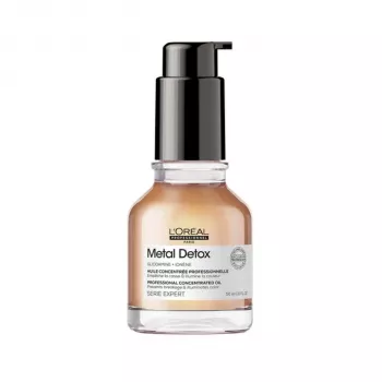 L'OREAL PROFESSIONNEL Metal Detox óleo capilar alisador profissional concentrado 50ml