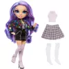 Boneca de moda MGA Rainbow High Violet Willow com 2 conjuntos e acessórios