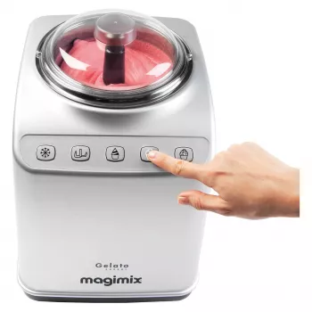 Máquina de gelados Magimix Gelato Expert 11680RW 2x2L com sistema de refrigeração integrado