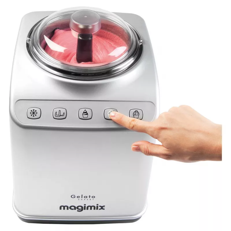 Máquina de gelados Magimix Gelato Expert 11680RW 2x2L com sistema de refrigeração integrado