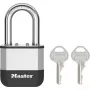 Cadeado Master Lock Elite 52mm de latão maciço com arco de aço temperado de 38mm, cilindro de 5 pinos, chave diferente, incl. 2 chaves