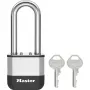 Cadeado de aço laminado Master Lock Elite 52mm com arco de 64mm, cilindro de 5 pinos