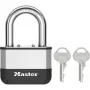 Cadeado de aço laminado Master Lock Elite 67mm com arco de 38mm, cilindro de 5 pinos