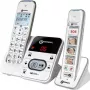 Geemarc PACK Mobility 295 Telefone sem fios para seniores com atendedor de chamadas, teclas de marcação fotográfica, ecrã retroiluminado, branco