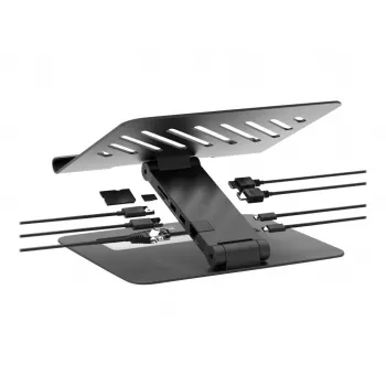PORT Designs PORT connect estação de acoplamento USB-C com 2x HDMI, 4K, 100W PD, Gigabit Ethernet